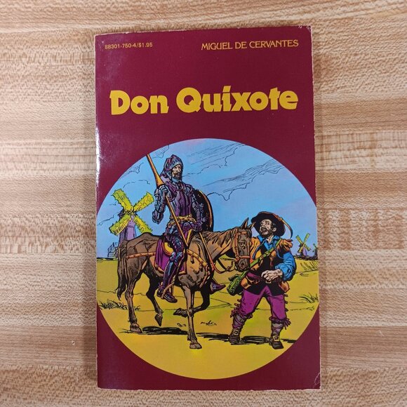 Don Quixote Miguel de Cervantes 1984 B&W Pocket Classics Comic Paperback VTG - Picture 1 of 7
